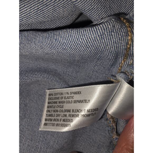 UNIVERSAL THREAD Jean 2-Pocket back Smocking Corset Dress - Picture 7 of 7